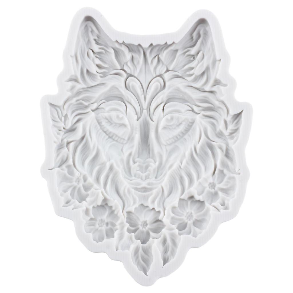 Wolf Silicone Mold Wolf Head Fondant Molds Cake Decorating Tools Cupcake Topper Candy Resin Clay Chocolate Gumpaste Mold