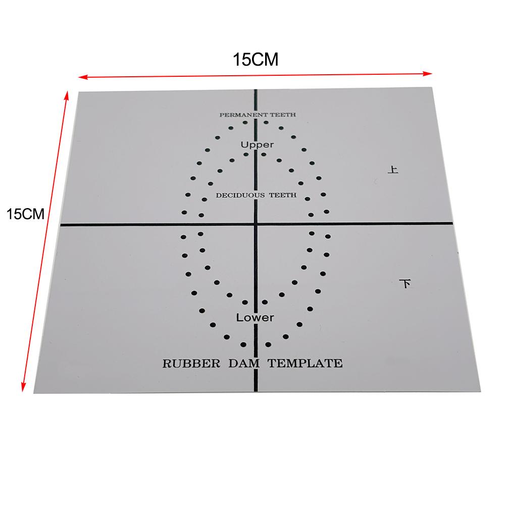 3/5pcs Dental Rubber Dam Punch Hole Positioning Board Barrier Template Dental Lab Instrument Dentistry Accessory Tools