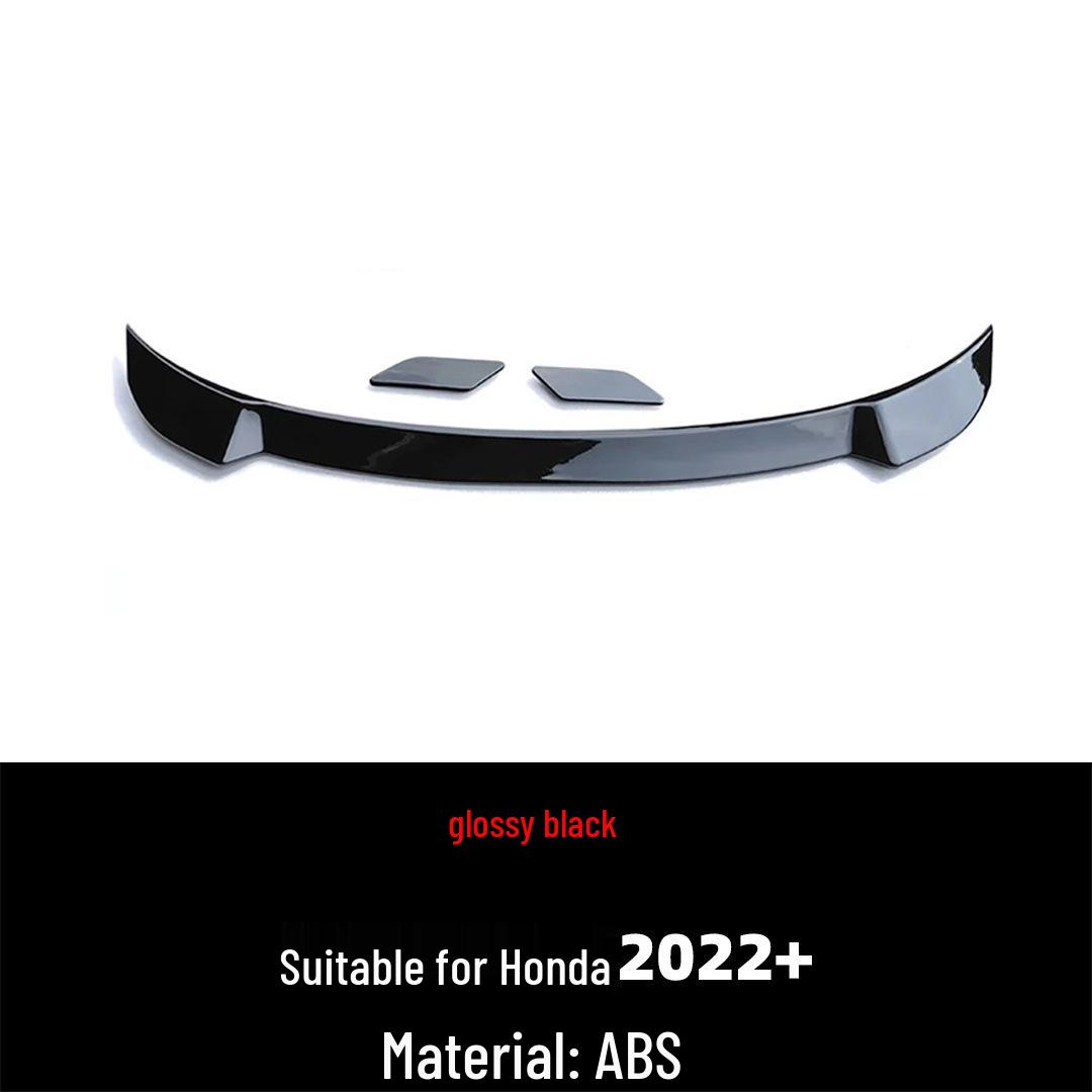 

Compatible with 2022+ 11th Gen Honda Civic Hatchback Rear Spoiler, Competition Three-Section, No-Drill Installation.