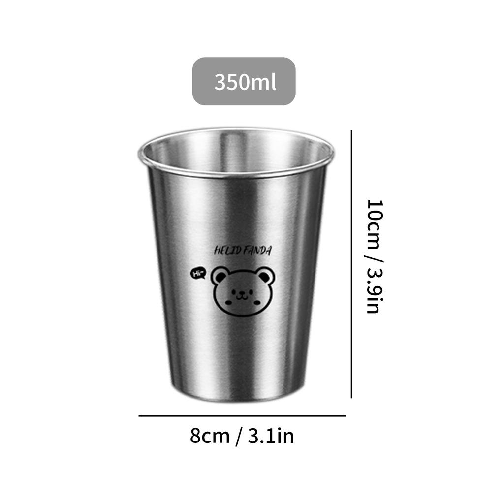 304 Stainless Steel Metal Cup Beer Cups Stackable Pint Cups Portable Drinkware Whisky Wine Glass Outdoor Pint Glasses