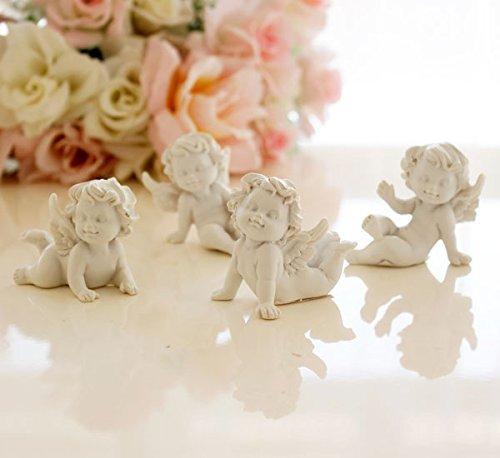 

White Angel 4-Piece Object Set, Figurine, Angel