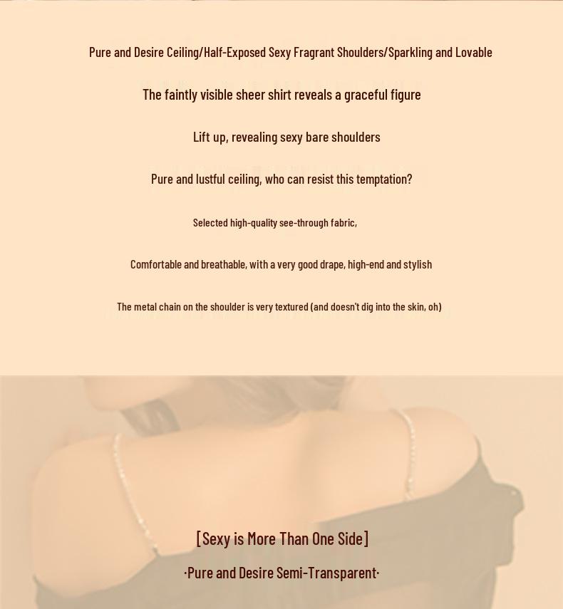 Verführerisches Chiffon-Lingerie-Set mit Strass-Trägern und Durchsicht