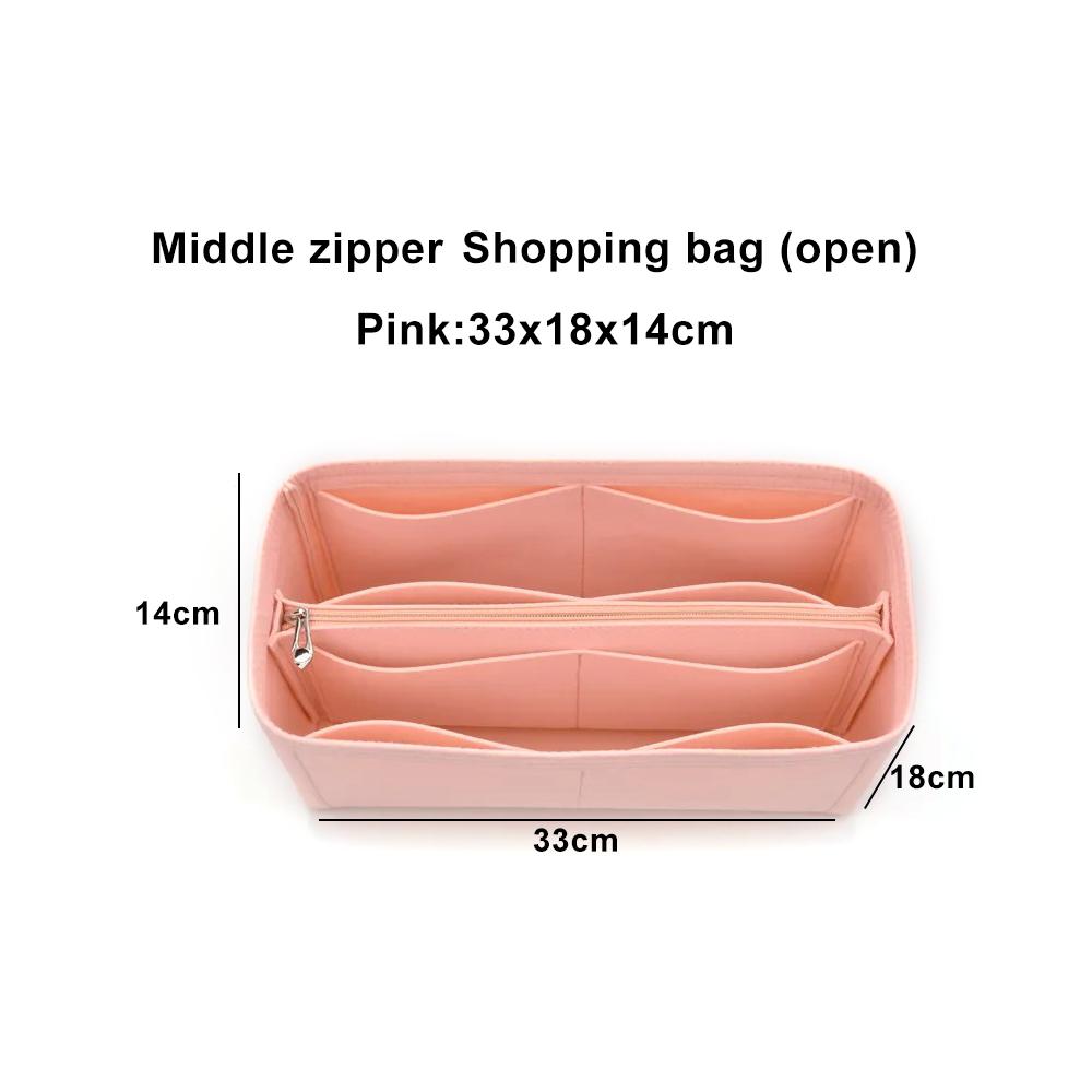 

Large Ultra-light Travel Tote Bags Organizer Makeup Storage Bag Felt Insert Bag Organizer Custom Size Insert Bags for Phone Case 1 piece