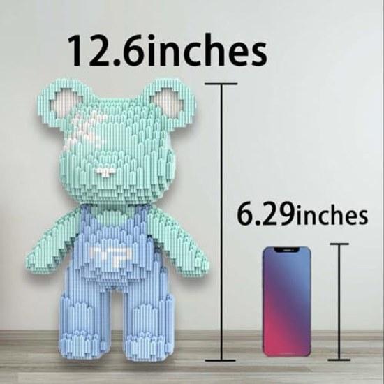Blue Bear Brick Micro Building Block Set (4500 Pieces) Music Gift Adults Children
