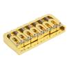 Electric Guitar Fixed Short Bridge Hardtail 7 String Through Body Design Non Tremolo Golden