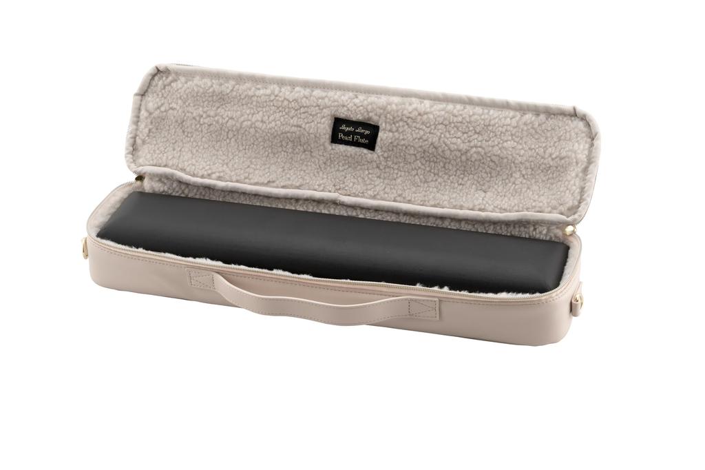 Pearl Flute x Legato Largo Collaboration Quilted Flute Case Cover for C foot joint and H foot joint Vol.3 #Ivory LL-FLCH2#IV