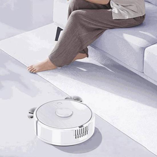 Sweeping Robot Vacuum Cleaner Ultra-Thin Design Powerful Suction Low-Noise Operation Battery-Powered Vacuum Cleaner