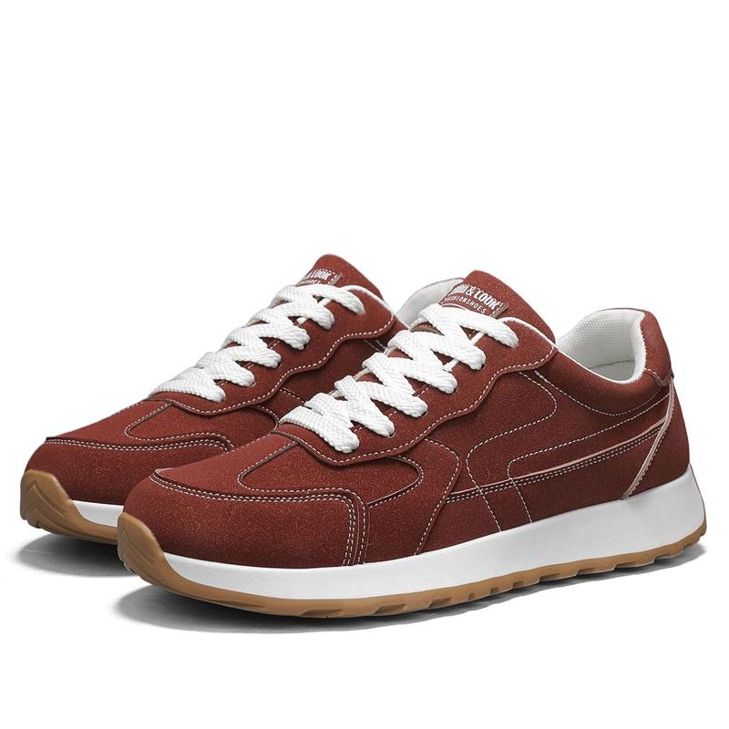 

New Wine Red Casual Shoes Seasonal Outdoor Non Slip Wear Resistant Running Shoes for Men Women Walking Shoes 39 вино красного