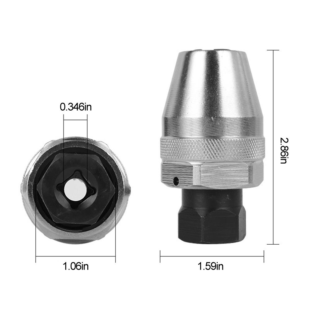 3/8 Zoll beschädigter Schraubenabzieher CR-V-Material 3-teiliger Innenzahnfutter für abgerundete, verrostete, lackierte, festsitzende Schrauben und Stehbolzenentfernung