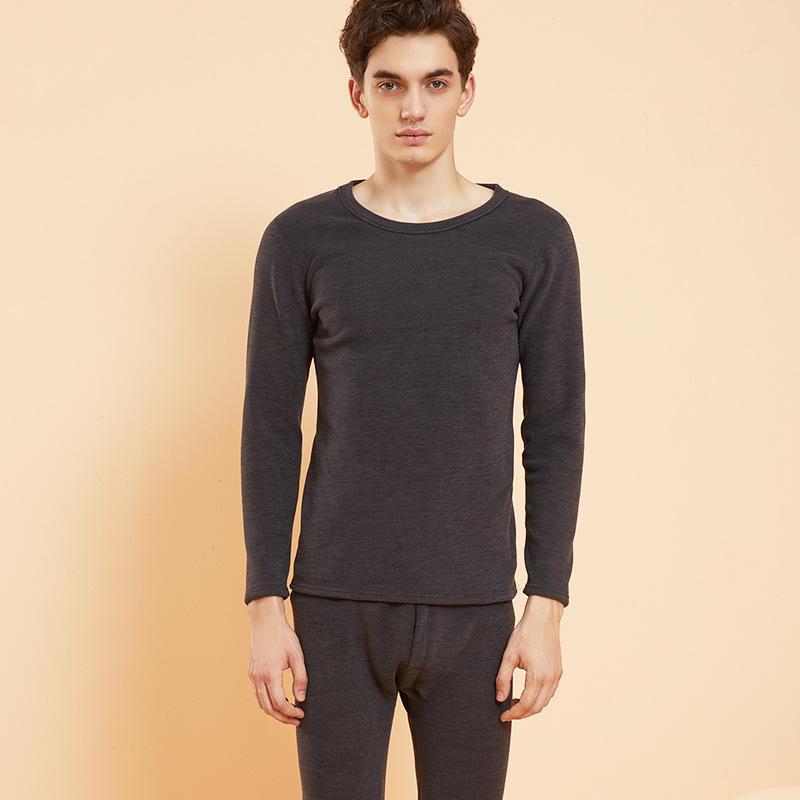 Men's Camel Hair Thermal Underwear for Cold Weather - Ideal for Middle-Aged and Elderly in Autumn