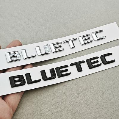 Pro Mercedes Benz Dieselové Logo s Písmeny BLUETEC Znak na Boční Blatník Zadní Znak na Víko Kufru Samolepka Třída C E S GLE Příslušenství pro Vnější Část Auta NJ1