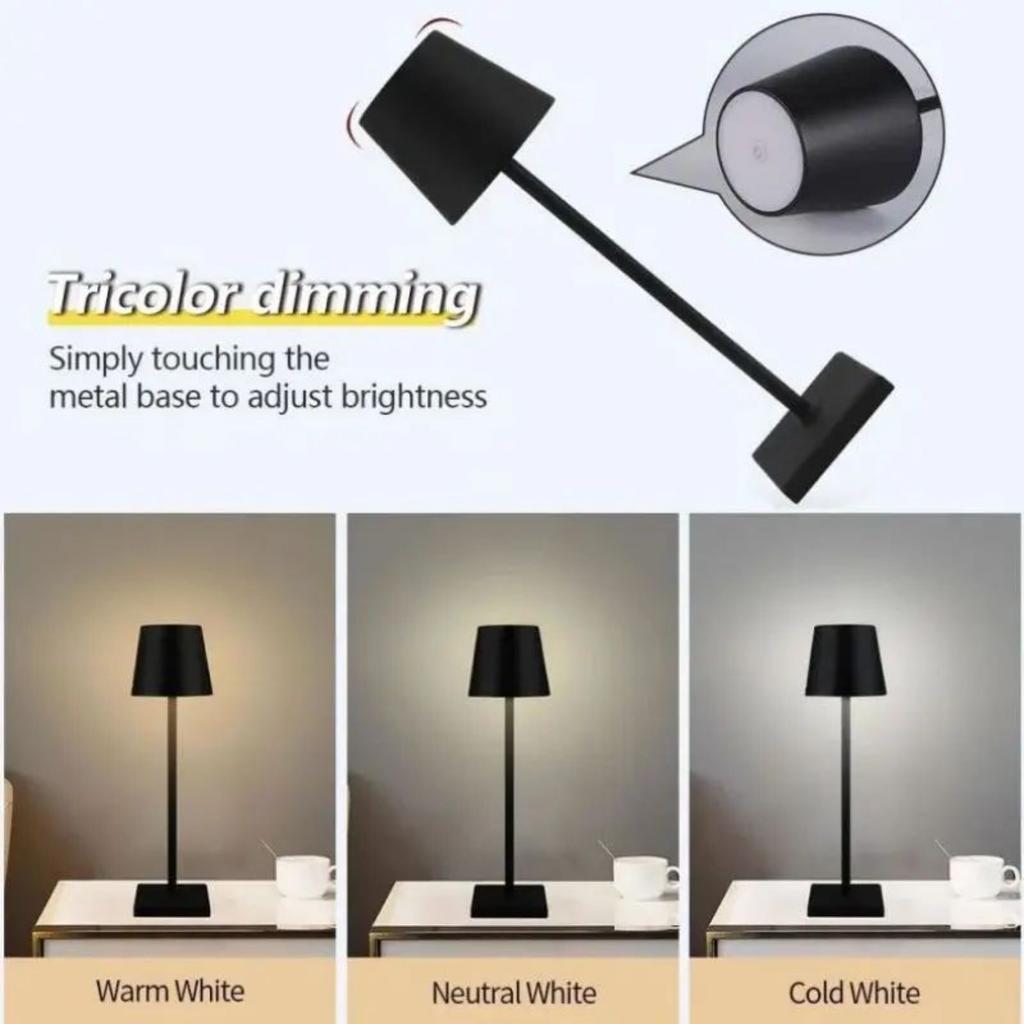 New Atmospheric and Portable Wireless LED Desk Lamp - Perfect for Bedroom, Office, and Restaurant. Innovative, Versatile USB Cor