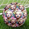 Marilyn Monroe Print Size 5 Soccer Ball, Standard Match Football for Sports Game and Team Practice, Ideal Gift for Soccer Fans