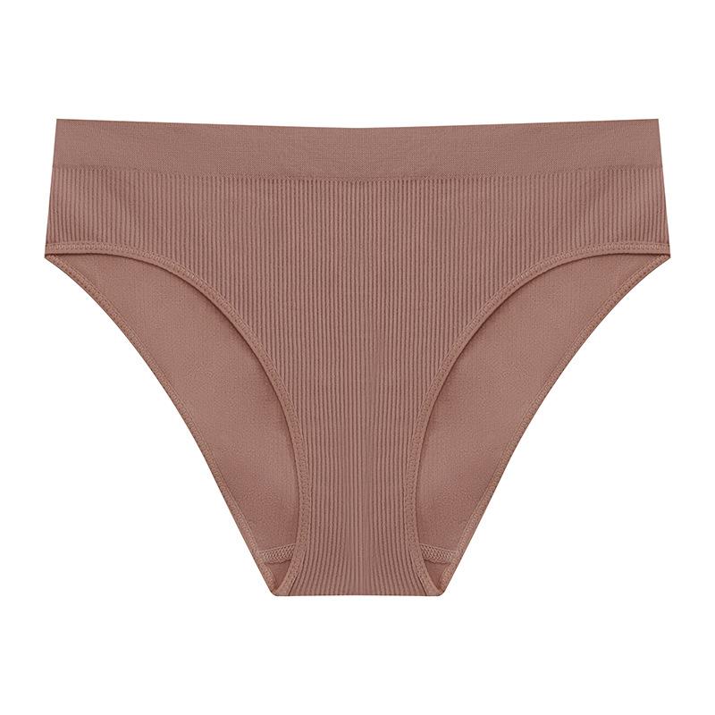 

Женское бесшовное дышащее нижнее белье из чистого хлопка, большой размер, средняя талия, облегающие бедра, удобные тонкие спортивные трусы XL кофейный