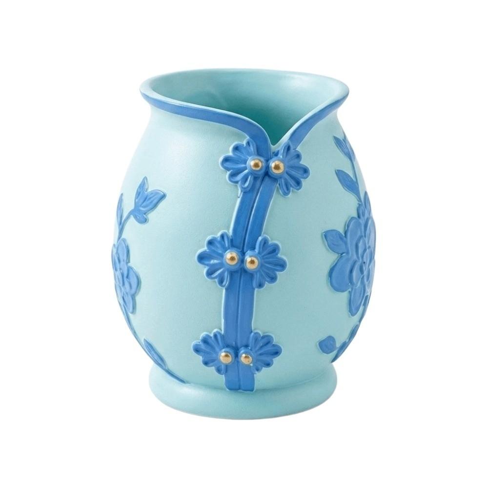 Chinese Style Cheongsam Shape Pen Holder Vinyl Succulent Planter Makeup Brush Pot Desk