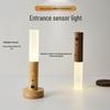 Rechargeable LED Wooden Night Light with Motion Sensor for Bedroom, Hallway, Aisle