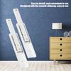 2pcs  Set Mini Aluminum Alloy Durable Smooth Slideway for Drawer Cabinet