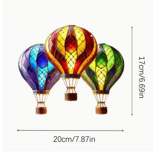 Heart Balloon Led Light With Acrylic Hanging Decor For Romantic Party Gifts