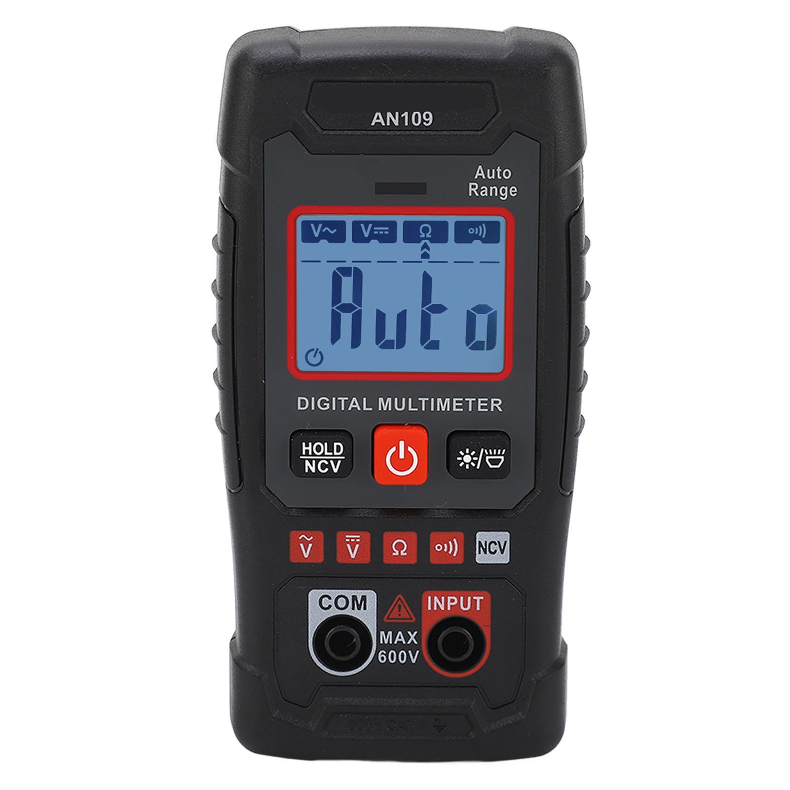 

Digital Multimeter 4000 Counts Auto Ranging Voltage Tester NCV Resistance Meter Tool