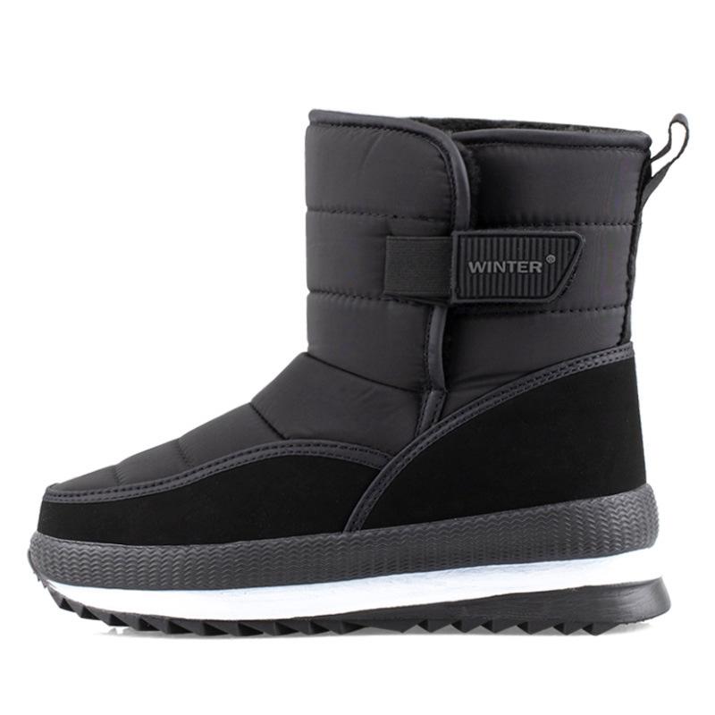 

Мужские ботинки, зимние ботинки для активного отдыха, мужские высокие водонепроницаемые нескользящие ботинки, легкие зимние ботинки, модная хлопковая зимняя обувь 46