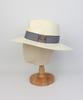 Yunibeosyeolkemiseuteuli Stripe Line Ivory Long Fedora Summer Fedora