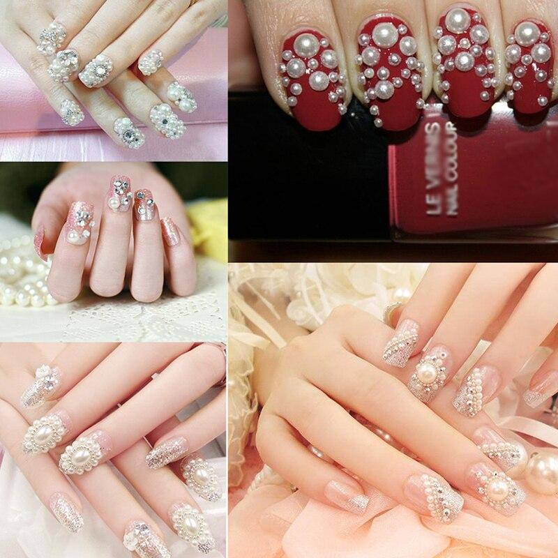 2Sheets Fashion Tattoo Makeup Eyeliner Eyeshadow Eyes Makeup Face Pearls Stickers Imitation Pearls Acrylic Self Adhesive