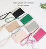 Japanese & Korean-Inspired Short PU Wallet: Solid Color, Casual Style, Small Card Holder