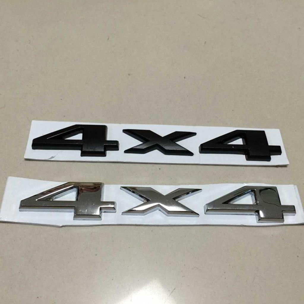 Tailgate Insert Letters 3D Raised Car Letter 4X4 Sticker with Adhesive Tape
