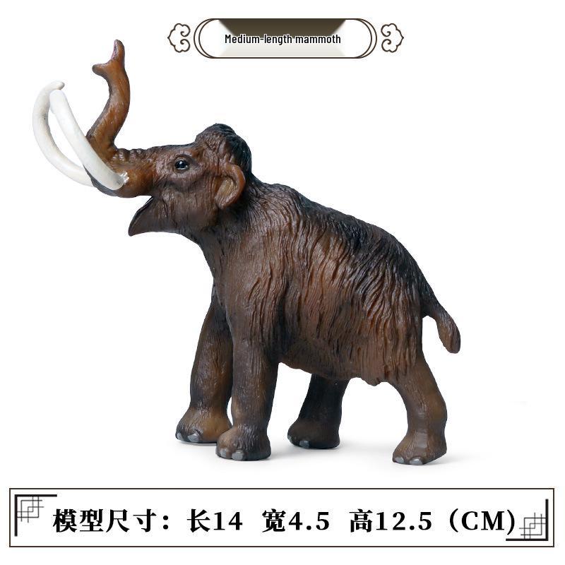 Wildlife Elephant Simulation Toy: African & Asian Elephant Model for Children