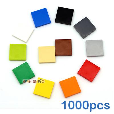 1000 Stück DIY Bausteine Figur Steine Keramikfliese 2x2 Pädagogisch Kreativ Größe Kompatibel Mit 3068 Spielzeug für Kinder