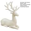Christmas Reindeer Figurine Small Deer Statue Tabletop Resting/Standing Elk Sculpture for Indoor Home Office Tabletop Mantle Cabinet Desktop Decor