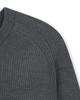 Beslow [Beslow X Derrick] Crew Neck Short Cardigan Charcoal