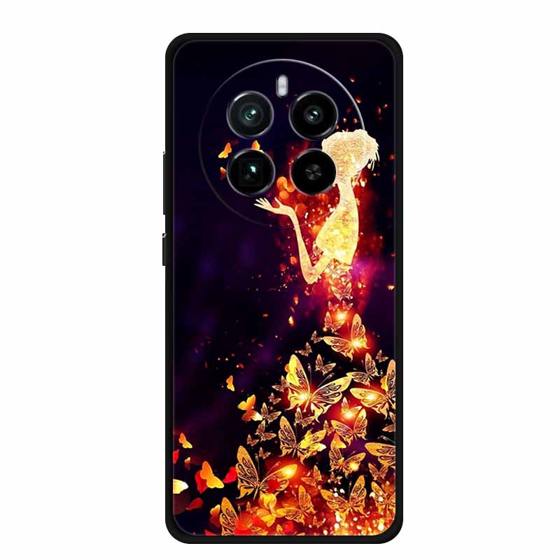 For Realme 12 4G Back Cover Case 6.67" Fashion Marble Black Silicone Soft Phone Case For Realme 13 4G 12 Pro Plus Case Realme12