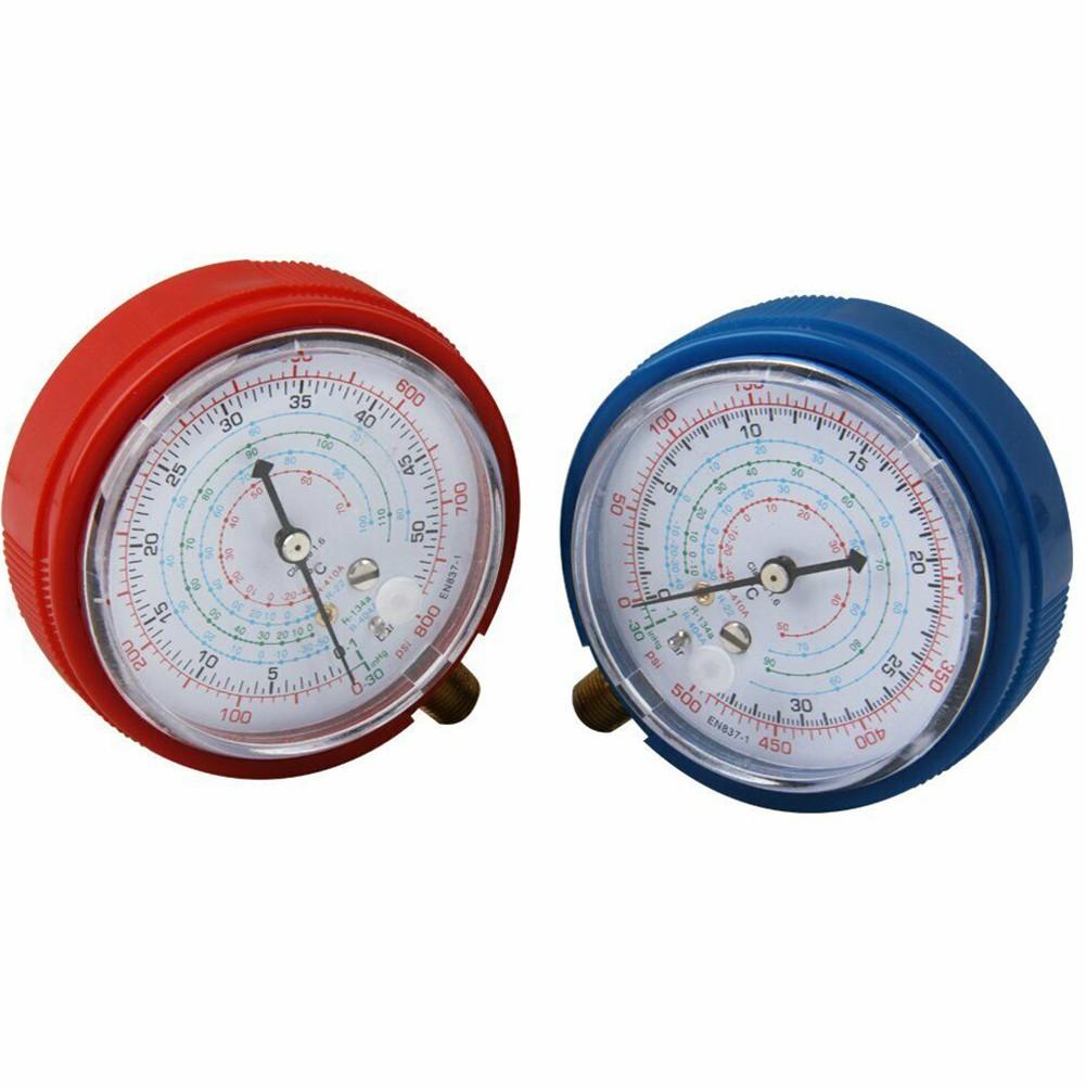 2PCS Low High Pressure Gauge R22 R404A R134A R410A Air Conditioner