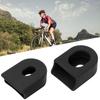 5 Pair RISK Silicone Mountain Bike Crank Cover Road Bicycle Crankset Protective Case Cycling AccessoryBlack