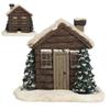 Cartoon Chimney Hut Decoration Delicate Incense Cone Burner  Christmas Party