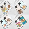 Anime Capybaras Phone Case for Samsung Galaxy S24 S25 S23 FE Ultra Plus S7 Edge S25+ S23+ A56 5G Protective Cover