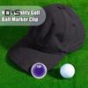 1/5 ks Značkovač golfových míčků Klip na kulatou čepici s funkcí úrovně Magnetická spona na značkovač golfového míčku Klip na čepici golfového míčku Značkovač čáry Golfové příslušenství