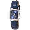 Q&Q Watch Analog Waterproof Leather Strap QA69-305 Women's Navy