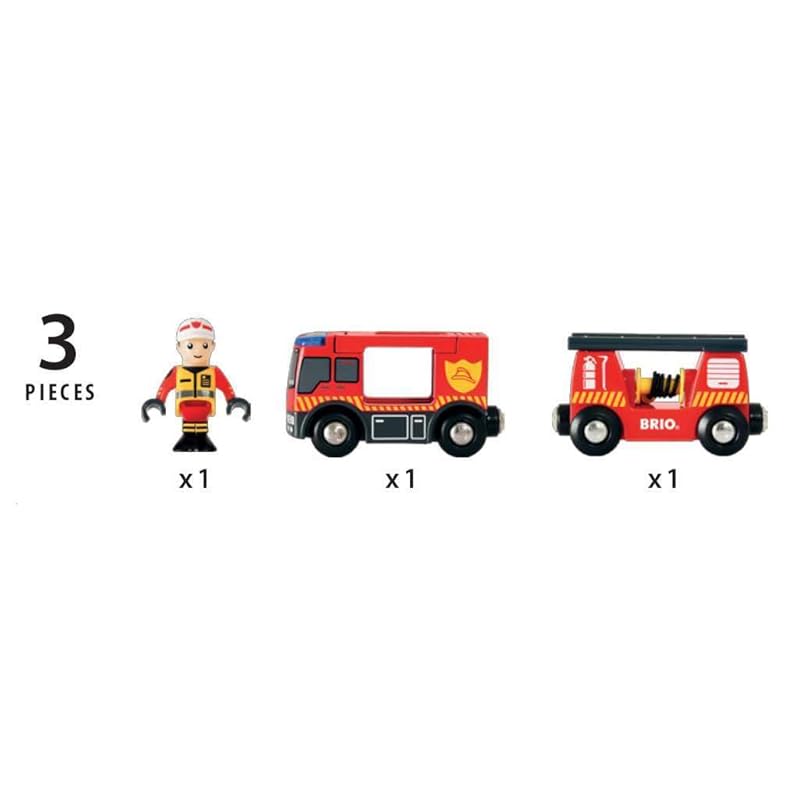 BRIO Fire truck with lights and sounds 33811