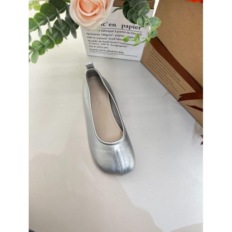 Soft sole Mori retro pig's trotters single shoes women's 2025 summer new French round head flat bottom lady gentle beanie shoes