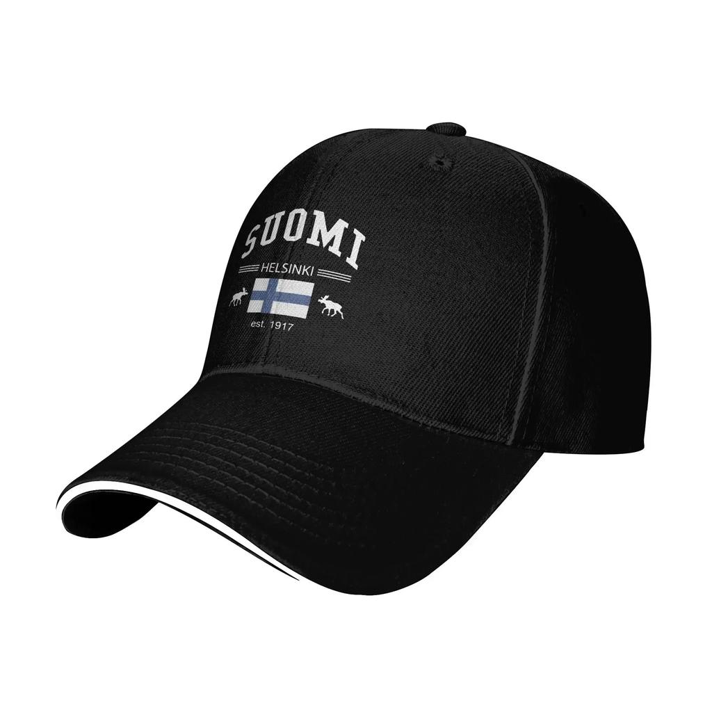Finnland Helsinki Ost. 1917 Suomi Pool Party Baseballkappen Herren Hochwertiger Damen Strand Sonnenhut Trucker Cap