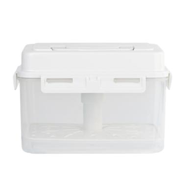 PP HIPS ACCIAIO silicone Barattolo per sottaceti Contenitore per la fermentazione dei sottaceti a tenuta stagna per cetrioli, crauti, olive e kimchi