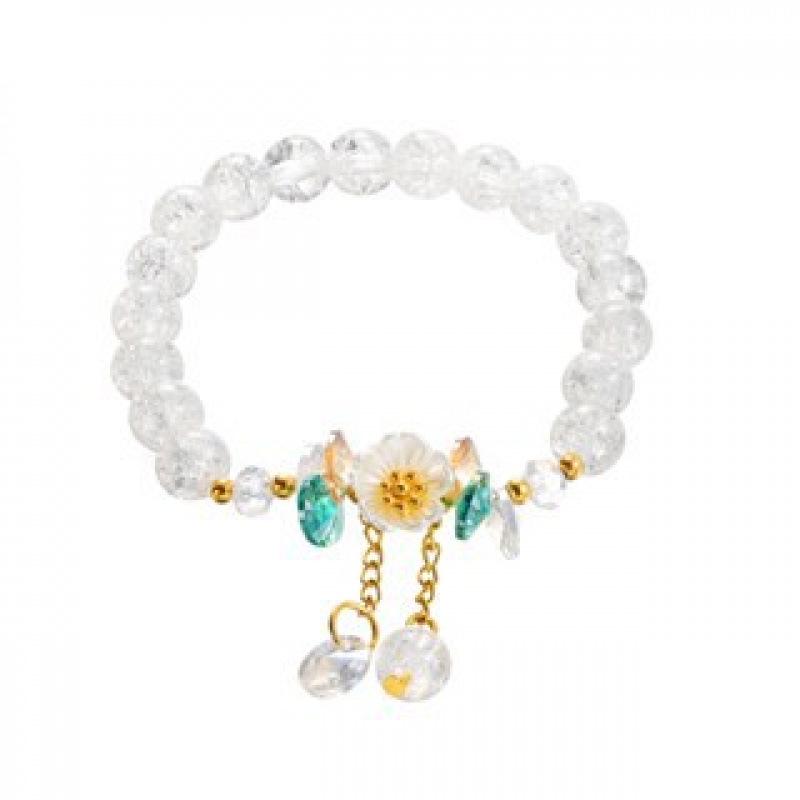 Lily of the Valley Butterfly Bracelet - Multi-Style Beaded Star & Moon Design