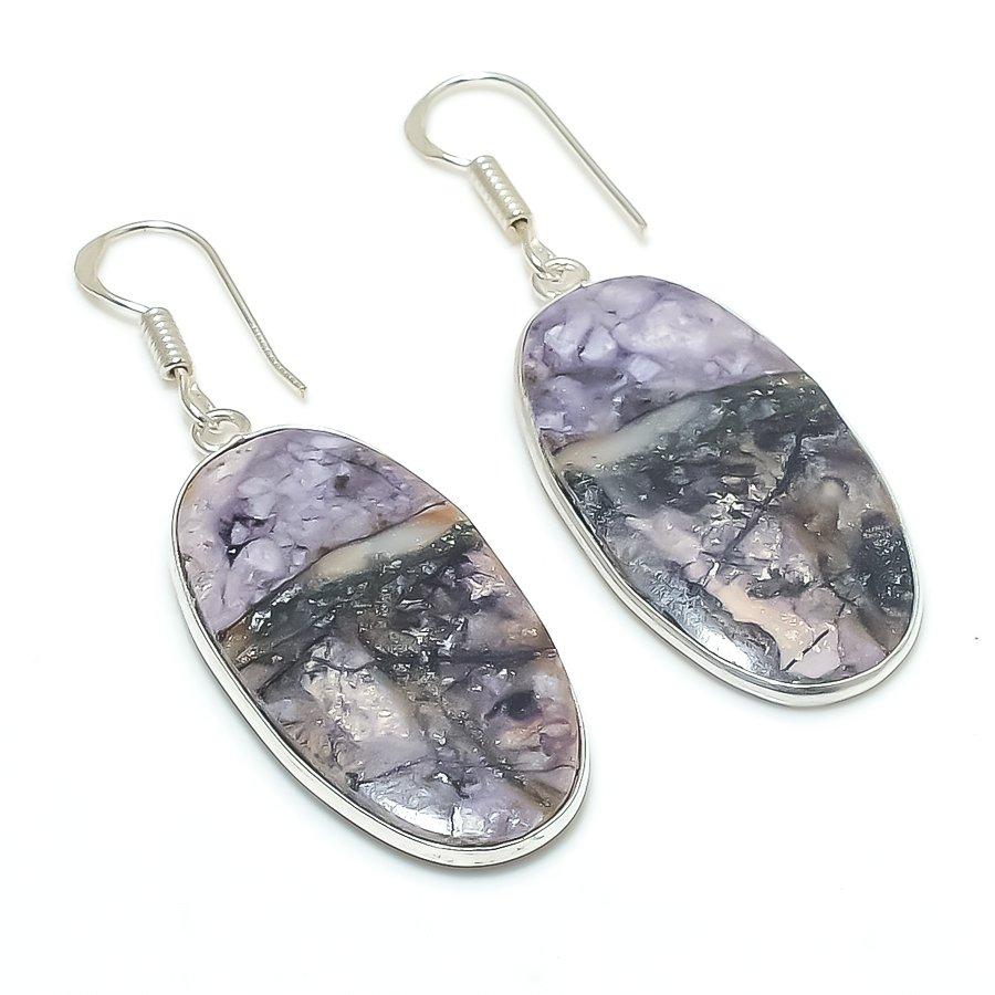 

Серьги из натурального драгоценного камня Тиффани из стерлингового серебра 925 пробы 2,05 дюйма f2p93