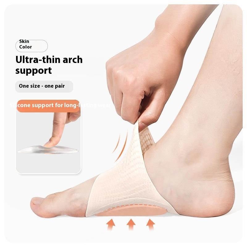 2Pcs High Arch Cushion for Flat Foot Correction Orthopedic Pain Relief Plantar Fasciitis Relief Arch Support Insole Sleeves