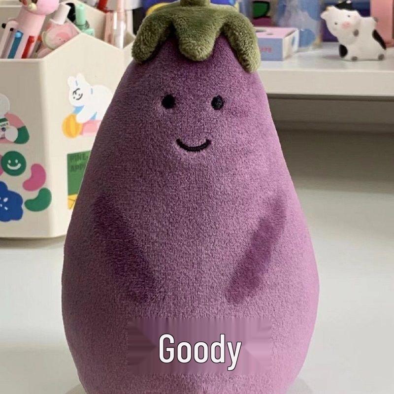 

Плюшевая игрушка Jellycat UK Живой баклажан: Милая, развивающая, успокаивающая кукла для детей 25cm