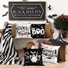 Halloween Pillowcase Ghost Printed Linen Material American Holiday Decoration Pillowcase