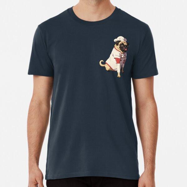 Cute Pug Chef  Funny Dog In a Chef Costume  S To 5XL Made In the AU/USA T-Shirt