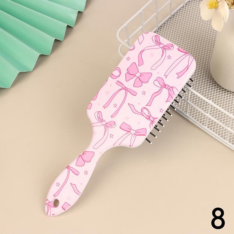 Printed Cherry Massage Scalp Air Cushion Comb Girls Special Smooth Hair Fluffy Hair Styling Airbag Comb